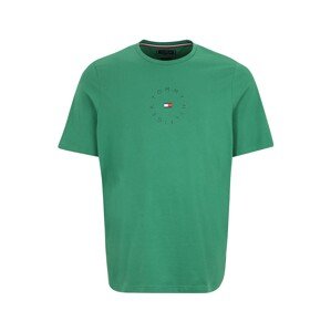 Tommy Hilfiger Big & Tall Tričko  zelená / námořnická modř / ohnivá červená / bílá