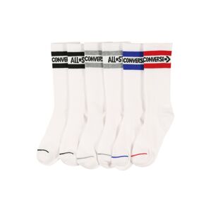CONVERSE Ponožky  bílá / mix barev