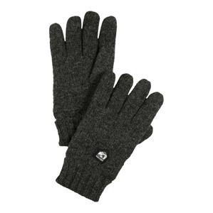 Hestra Prstové rukavice  tmavě šedá / bílá / černá