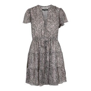 Forever New Petite Letní šaty 'Mona'  tmavě šedá / pastelově růžová
