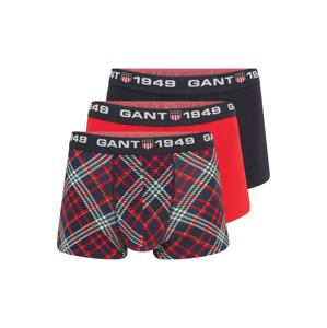 GANT Boxershorts 'TARTAN'  námořnická modř / červená / bílá