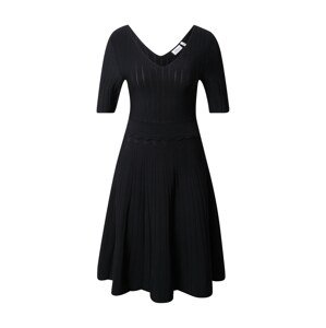 s.Oliver BLACK LABEL Úpletové šaty  černá