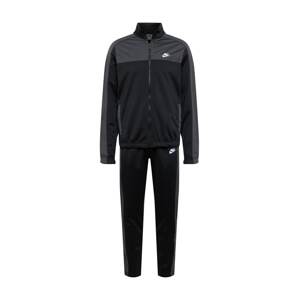 Nike Sportswear Joggingová souprava  černá / šedá / bílá