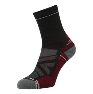 Smartwool Sportovní ponožky 'Hike'  šedá / antracitová / tmavě červená