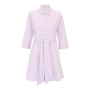 JDY Petite Košilové šaty 'HALL'  fialová / bílá