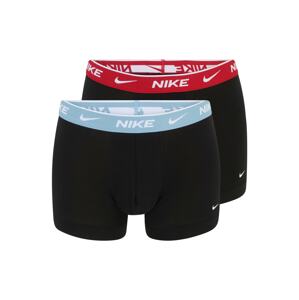 NIKE Sportovní spodní prádlo  černá / světlemodrá / červená třešeň / bílá