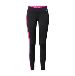 new balance Sportovní kalhoty  pink / černá / oranžová