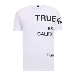 True Religion Tričko  bílá / černá