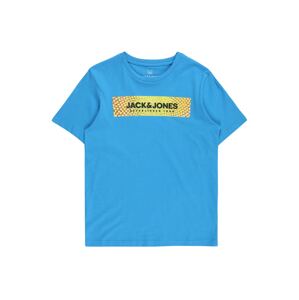 Jack & Jones Junior Tričko 'ANNIV'  světlemodrá / žlutá / černá