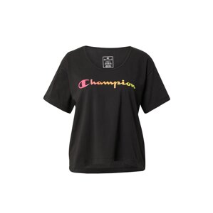 Champion Authentic Athletic Apparel Funkční tričko  žlutá / pink / černá