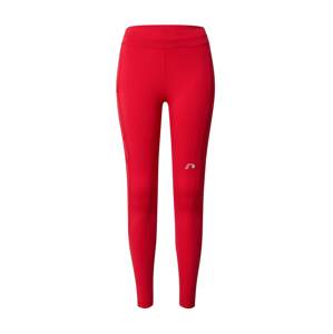 Newline Sportovní kalhoty světle šedá / červená