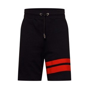 GCDS Kalhoty  červená / černá / bílá