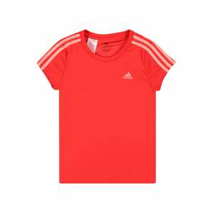 ADIDAS PERFORMANCE Funkční tričko  červená / pastelově růžová