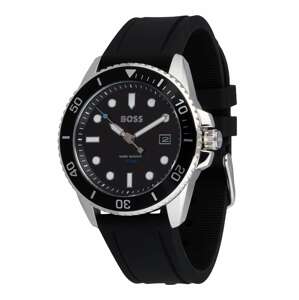 BOSS Black Analogové hodinky  modrá / černá / stříbrná / bílá