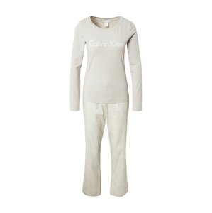 Calvin Klein Underwear Pyžamo  světle šedá / bílá