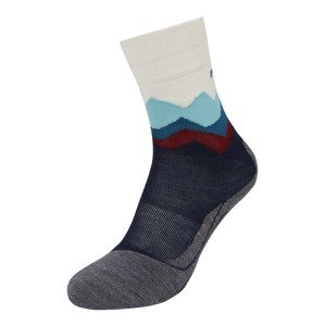 FALKE Sportovní ponožky 'Crest'  tmavě modrá / šedý melír / zelená / červená / bílá