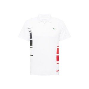 Lacoste Sport Funkční tričko  bílá / černá / červená / zelená