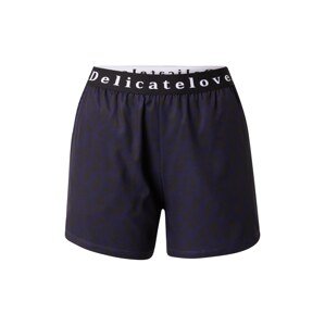 DELICATELOVE Sportovní kalhoty 'MASHA' námořnická modř / černá