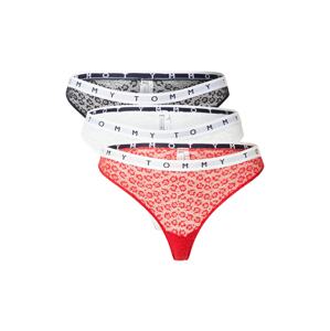 Tommy Hilfiger Underwear Tanga  červená / bílá / noční modrá