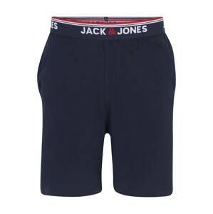 JACK & JONES Kalhoty 'RON'  noční modrá / červená / bílá