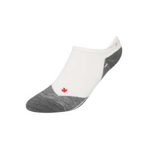 FALKE Sportovní ponožky  bílá / šedá / červená