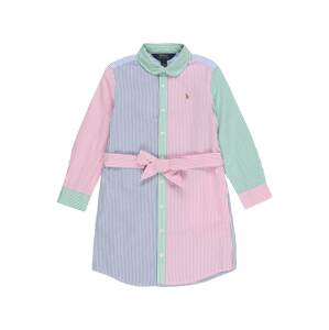 Polo Ralph Lauren Šaty 'FUN'  modrá / pink / bílá / zelená