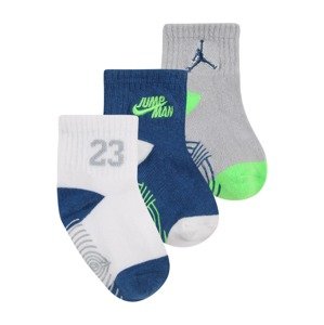 Jordan Ponožky  modrá / bílá / kiwi