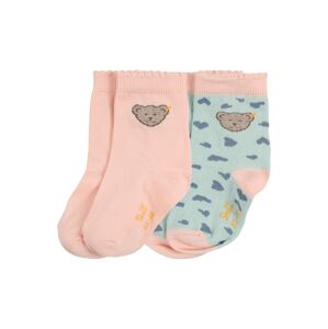 Steiff Collection Ponožky  pink / šedobéžová / světlemodrá / petrolejová