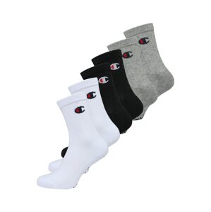 Champion Authentic Athletic Apparel Ponožky  šedý melír / červená / černá / bílá