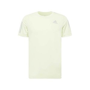 ADIDAS PERFORMANCE Funkční tričko 'Own The Run'  pastelově žlutá / šedá