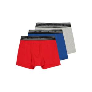 Jack & Jones Junior Spodní prádlo 'Eddie'  modrá / šedý melír / červená / černá