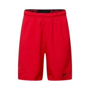 NIKE Sportovní kalhoty 'Flex'  červená / černá
