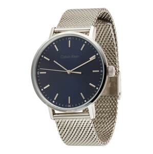 Calvin Klein Analogové hodinky námořnická modř / stříbrná