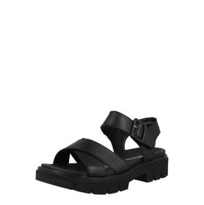 REMONTE Páskové sandály  černá