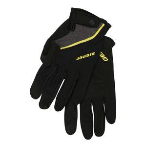 ZIENER Sportovní rukavice 'Clyo Touch' světle žlutá / šedý melír / černá