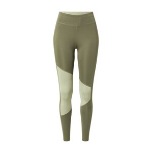 COLUMBIA Sportovní kalhoty 'Lodge'  khaki / pastelově zelená