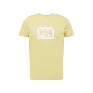 HELLY HANSEN Tričko  světle žlutá / bílá