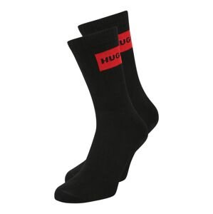 HUGO Ponožky  červená / černá