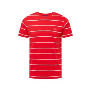 GANT Tričko 'Breton'  červená / bílá