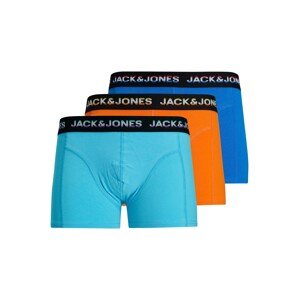 JACK & JONES Boxerky 'Heatwave'  modrá / světlemodrá / oranžová