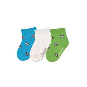 STERNTALER Ponožky  modrá / zelená / černá / bílá