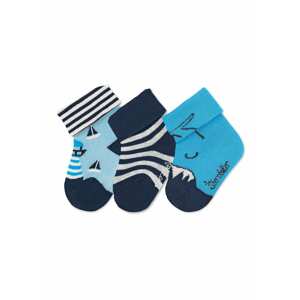 STERNTALER Ponožky  modrá / světlemodrá / bílá / tmavě modrá