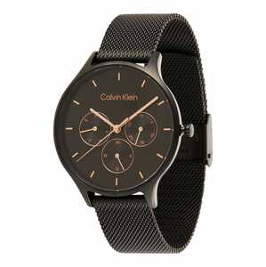 Calvin Klein Analogové hodinky  černá / zlatá