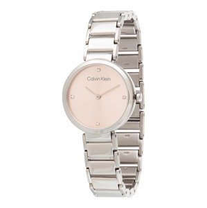 Calvin Klein Analogové hodinky  stříbrná / růžová