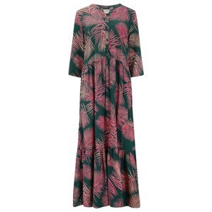 Sugarhill Brighton Košilové šaty 'Lauren'  jedle / fuchsiová / světle růžová