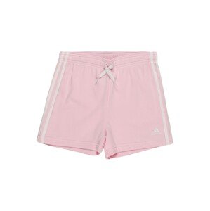 ADIDAS SPORTSWEAR Sportovní kalhoty  růžová / bílá