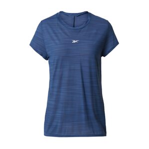 Reebok Sport Funkční tričko  bílá / marine modrá