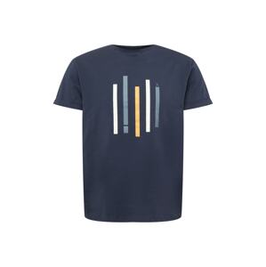 Clean Cut Copenhagen Tričko 'Jacob'  námořnická modř / kouřově modrá / žlutá / bílá