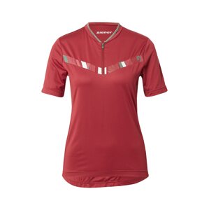 ZIENER Funkční tričko 'NELISA' vínově červená / bílá