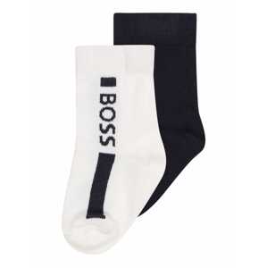 BOSS Kidswear Ponožky  marine modrá / bílá